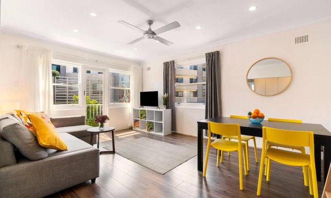 Rose Bay Apartamento | Rose Bay Retreat - light airy balcony AC & views