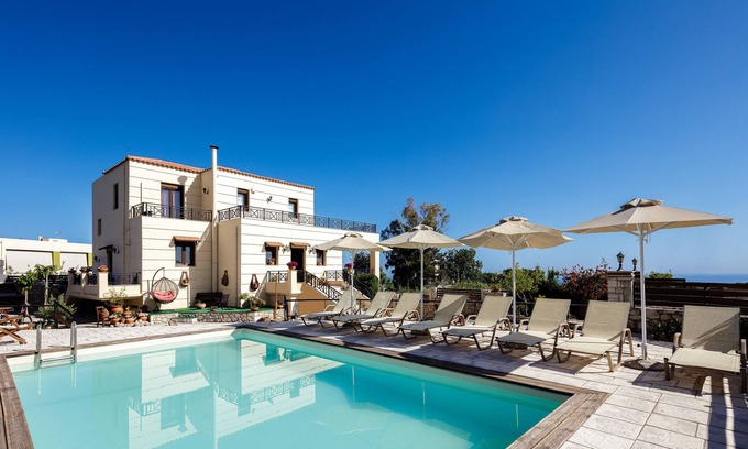 Roussospiti Villa | Rosemary Villa! Piscina de 45m2, gran terraza, a poca distancia de tiendas.