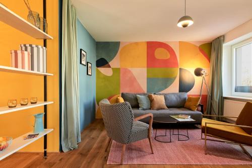 Bregenz Apartamento | Rotes Haus Bregenz Pop-Up Wohnung