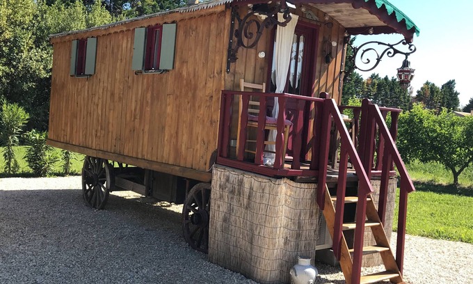 St.-Remy-de-Provence Cabina | Roulotte 2 Personnes