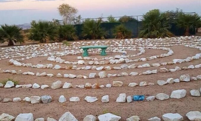 Newberry Springs Casa | Route 66 Labyrinth Trailer