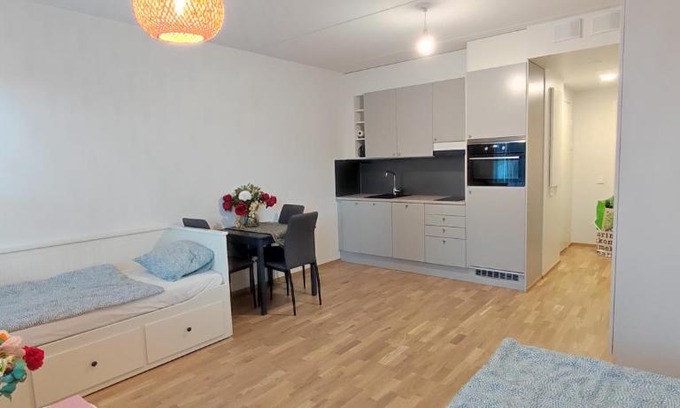 Vantaa Apartamento | Ruby studio 5min to Vantaa Airport and 20min to Helsinki center