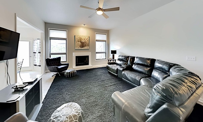 Stonecrest Casa | Rumbling Bald Resort getaway with 2 living areas, foosball & golf course views