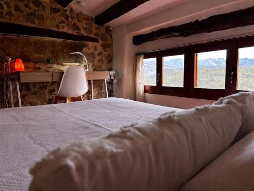 El Pinell de Brai Casa | Rural Stone House with wood fireplace