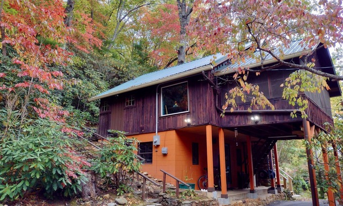 Black Mountain Cabina | Rustic 1940's Appalachian Summer Cabin w/hot tub - Black Mountain