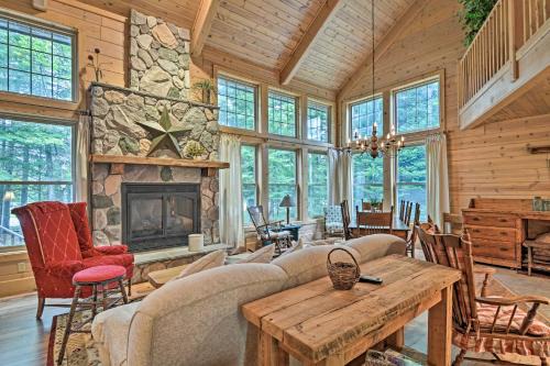 Tower Casa | Rustic and Modern Home with Fire Pit on Tower Pond!