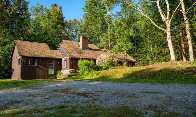 Stratton Mountain Cabina | Cabaña rústica en estanque privado en Stratton Vermont