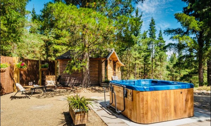 Alexandra Casa | Rustic cabin with hot tub - Homewood Forest Retreat