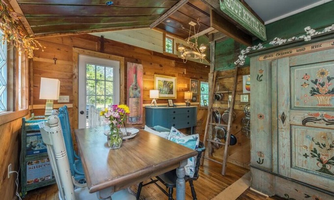 Mill Spring Cabaña | Rustic Cottage in the Woods Close to Tryon Equestrian Center