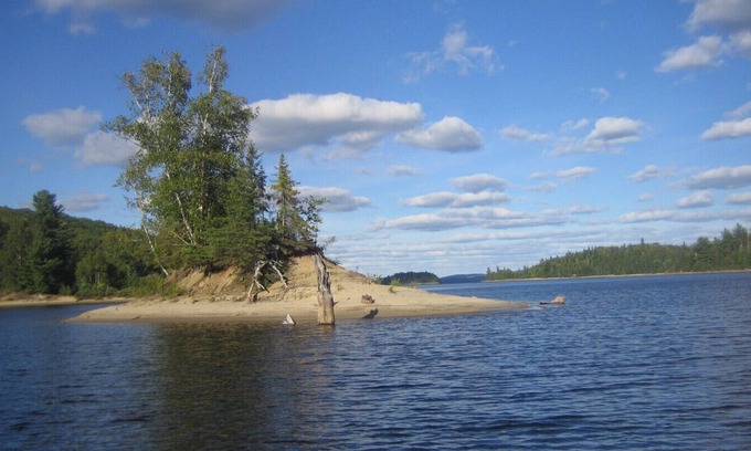 Grand-Remous Cabaña | Casa rústica en gran lago en Quebec