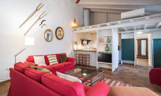 Pins Cabaña | Casa rústica con encanto y jardín privado. Piscina