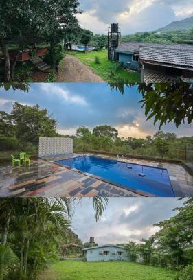 Lonavala Casa | Rustic Lakeside Private Escape With Huge Private Pool 2min From Lake