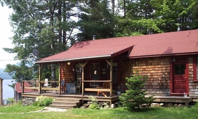 Rangeley Cabina | Alquiler Lakeside desierto de verano en Beaver Mountain Lake