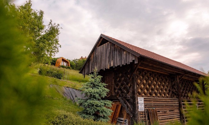 Slovenska Bistrica Casa | Rustic Refuge Glamping with Hot-Tub and Sauna - Double room with Terrace
