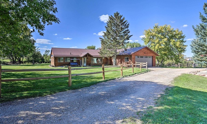 Spearfish Casa | Rustic Spearfish Cabin on 12-Acre Trout Farm