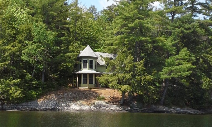 Dedham Cabaña | Casa rústica frente al lago
