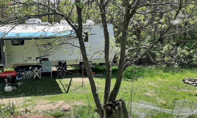 Town of Burns Casa | RV on Farmstead with Private Spring Fed Pond