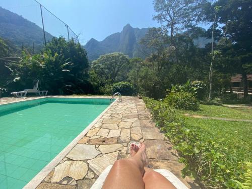 Barreira Casa | Sítio com piscina e churrasqueira