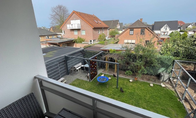 Rietberg Apartamento | Süße, Komfortable Wohnung mit Parkplatz und Schnellem Internet