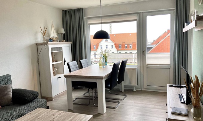 Wangerooge Apartamento | Südbalkon mit Blick Über den Osten der Insel