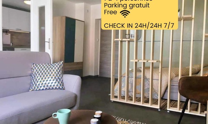 Herbitzheim Apartamento | S'Hüss Bed, appartement cosy
