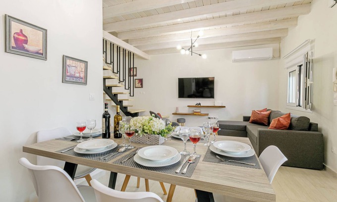Potamos Casa | S&K Luxure Maisonette - Elegant Stay in a Traditional Suburban Corfu Retreat