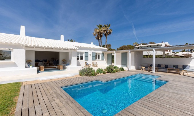 Cap d'en Font Villa | SA BLAVA - Espectacular villa con piscina privada junto al mar - Wifi gratis