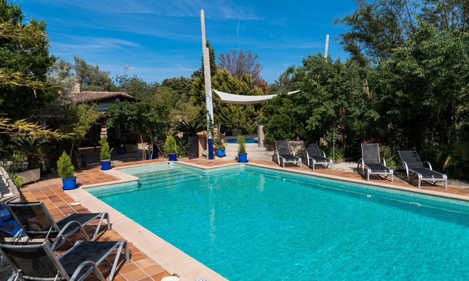 Campanet Cabaña | Sa Caseta - Casa de campo con piscina, tenis, jacuzzi y vistas a la Tramuntana