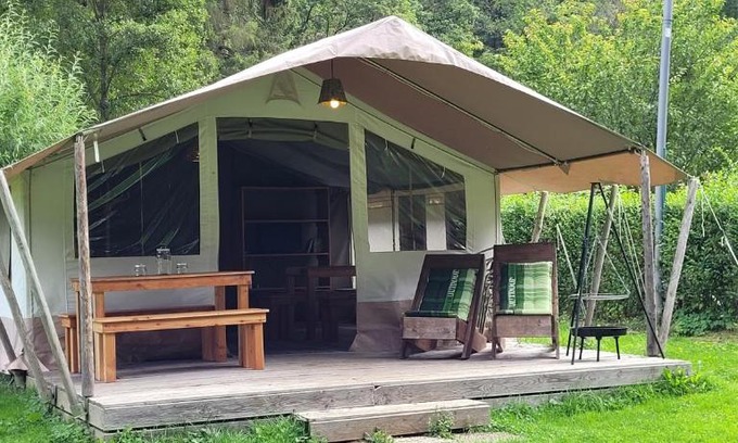 Schweppenhausen Apartamento | Safarizelt Camping Aumühle