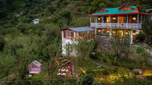 Banjar Villa | SaffronStays Fairytale Villa - 3 bedroom villa in orchards and access to the river