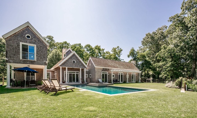North Haven Casa | Impresionantes vistas al agua y al atardecer Retiro de Sag Harbor / North Haven