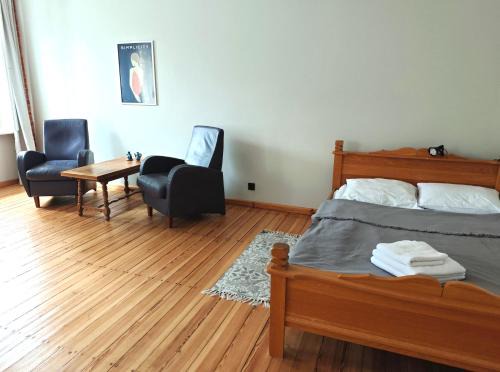 Lodz Apartamento | Sage Green Cosy Studio