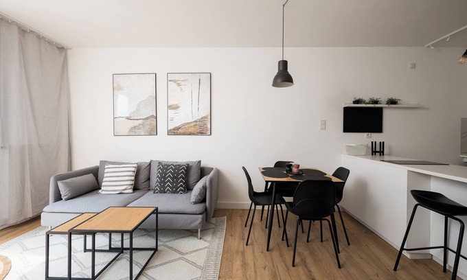 Bialoleka Apartamento | Sage Green Stylish Apartment