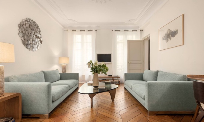 Quartier de la Monnaie Apartamento | Saint Germain, dos habitaciones con encanto