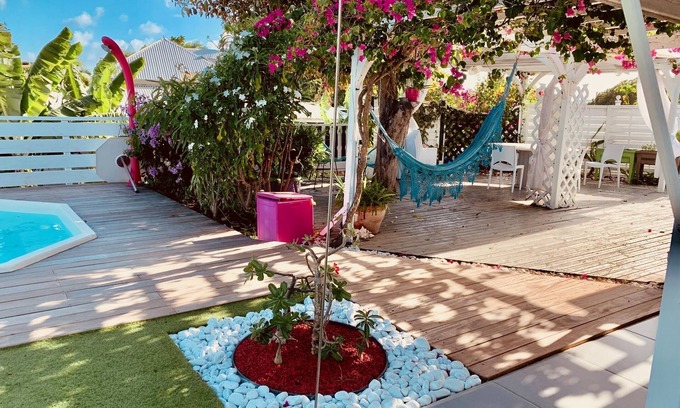 Sainte-Anne Villa | Sainte-anne Villa Metisse Avec Piscine 6/8 Pers 800m DE LA Plage ET DU Village
