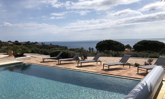La Nartelle Villa | Sainte Maxime - Villa con aire acondicionado-10 pers-climatizada piscina