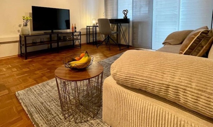 Sudweststadt Apartamento | Salier Blue, Zentrum Karlsruhe, Schick und Modern!