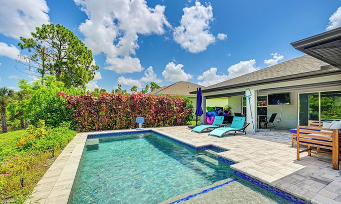 North Port Casa | Saltwater Pool & Game Room: Gulf Coast Retreat