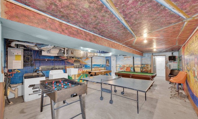 Seaside Heights Casa | Salty Life-Spacious 8BR Beach House with Game Room & Rooftop Deck Near Boardwalk