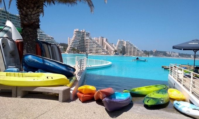 Algarrobo Apartamento | San Alfonso de Mar con laguna y SPA