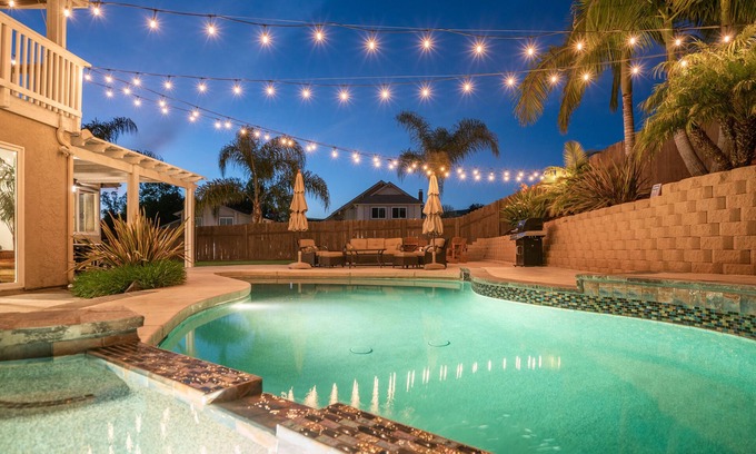Rancho Penasquitos Casa | San Diego Family Getaway | Spa, Pool, and Patio