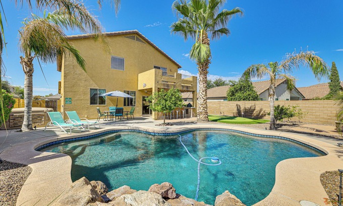 Circle Cross Ranch Casa | San Tan Valley w/ Hot Tub & Oasis-Like Backyard!
