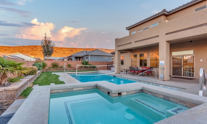 Hurricane Casa | Sand Hollow 3370 | Private Pool, Hot Tub, Ping Pong, and near Sand Hollow Reservoir
