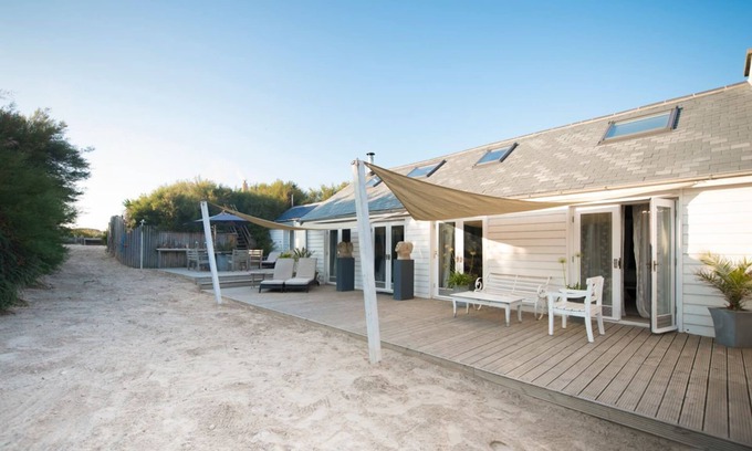 Mawgan Porth Villa | Sandcrest Cottage - Tres Habitaciones Villa, Capacidad 6