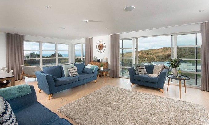 Holywell Casa | Sandyford - A superb beach house with sea views and parking in an exclusive development overlookin