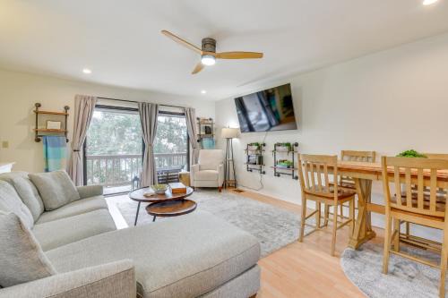 Cassine Village Casa | Santa Rosa Beach Townhome Patio, Walk to Beach!