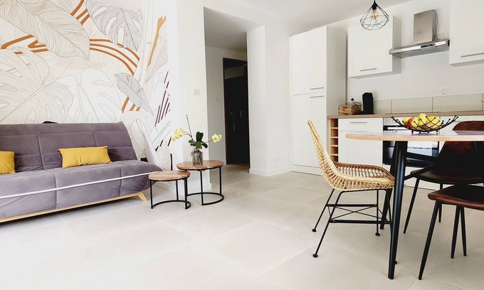 Lorgues Apartamento | Santoline, un Appartement T2 Climatisé, Tout Confort, au Coeur de la Provence
