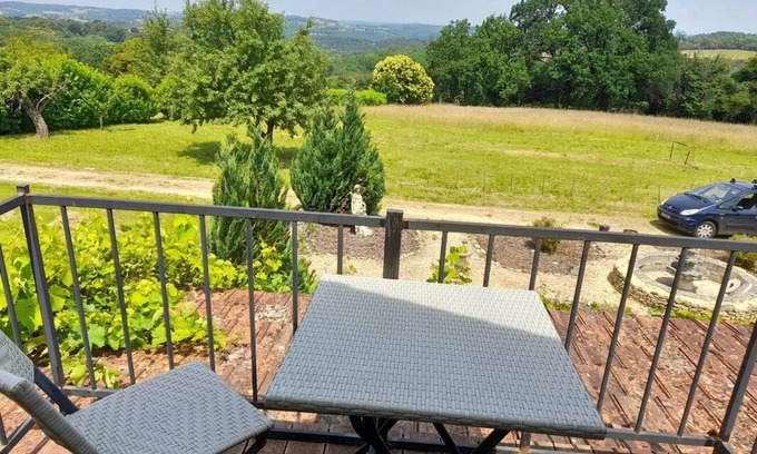 Marcillac-Saint-Quentin Cabaña | Sarlat 10 minutes from Stunning views in French countryside