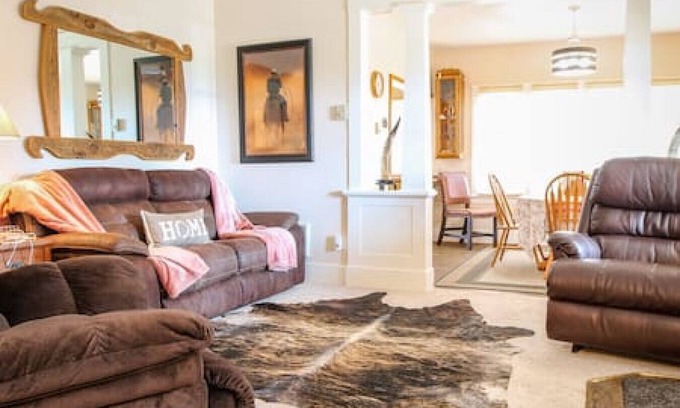 Baker County Casa | Sass House, Cozy 2 Bdrm Home! Fire Pit, Pets Stay Free!
