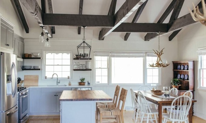 Blowing Rock Cabina | Recientemente renovado cabina inspirada escandinava en Blowing Rock